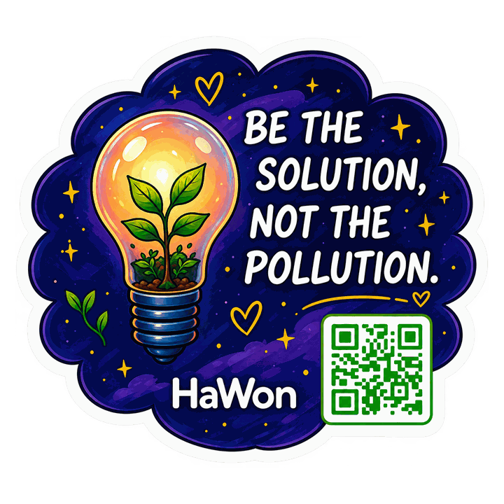 Be the solution, not the pollution.