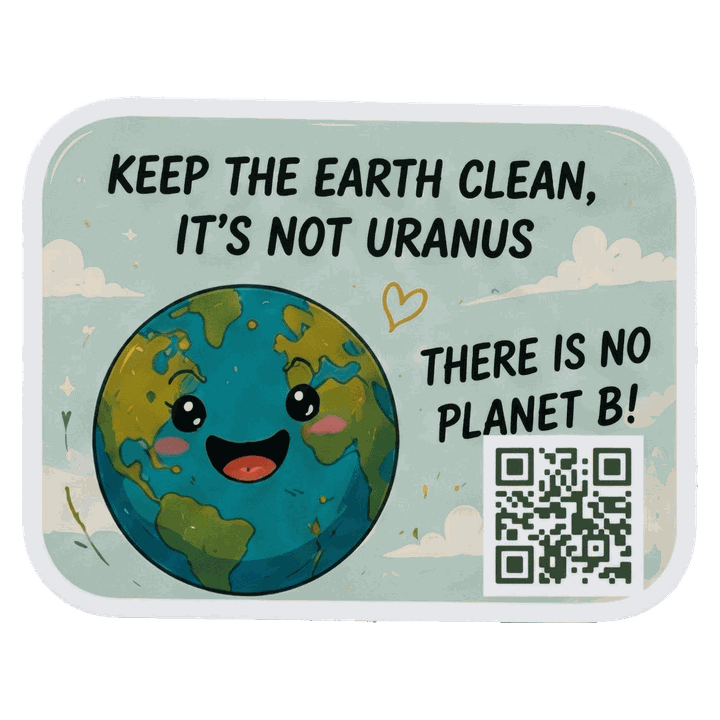 Keep the Earth clean — there is no planet B!