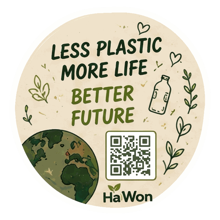Less plastic, more life, better future.