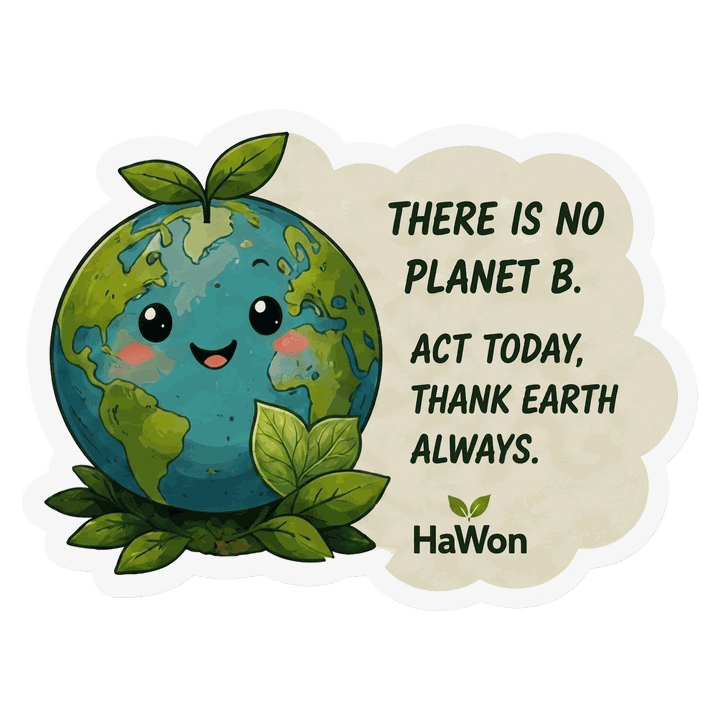 There is no planet B. Act today, thank Earth always.