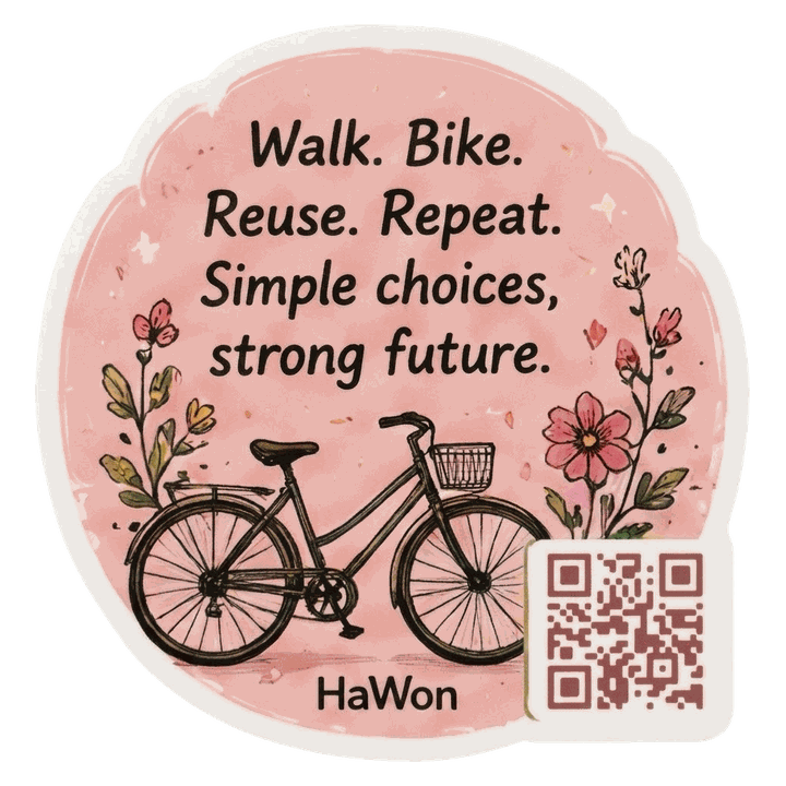 Walk. Bike. Reuse. Repeat.